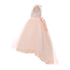 RainKids Big Girls Blush Pearl Hi-Low Satin Tulle Flower Girl Dress 8-12 - SophiasStyle.com